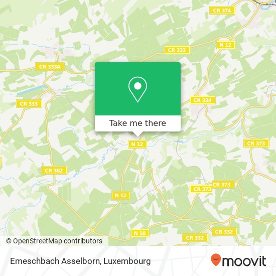 Emeschbach Asselborn Karte