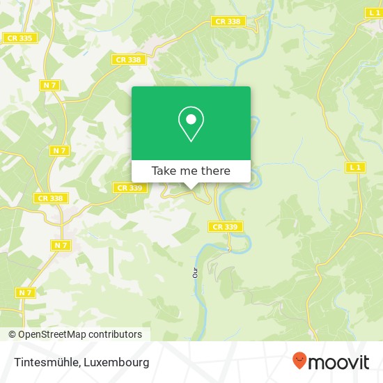 Tintesmühle map