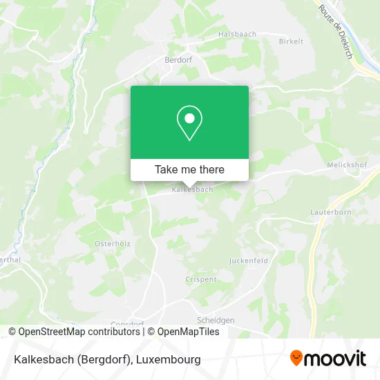 Kalkesbach (Bergdorf) map