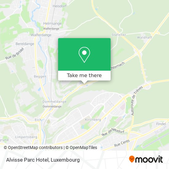 Alvisse Parc Hotel map