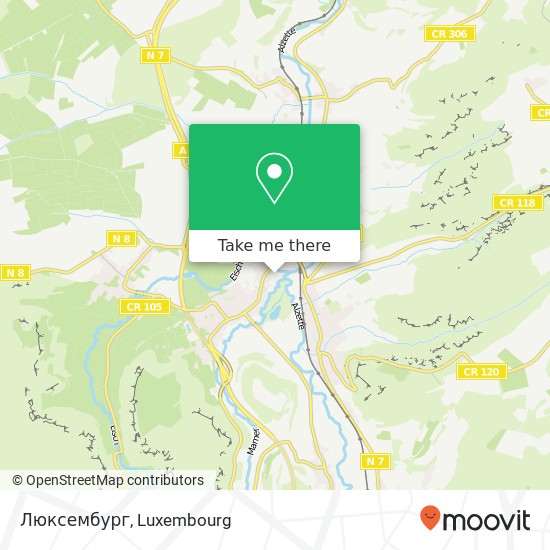 Люксембург map
