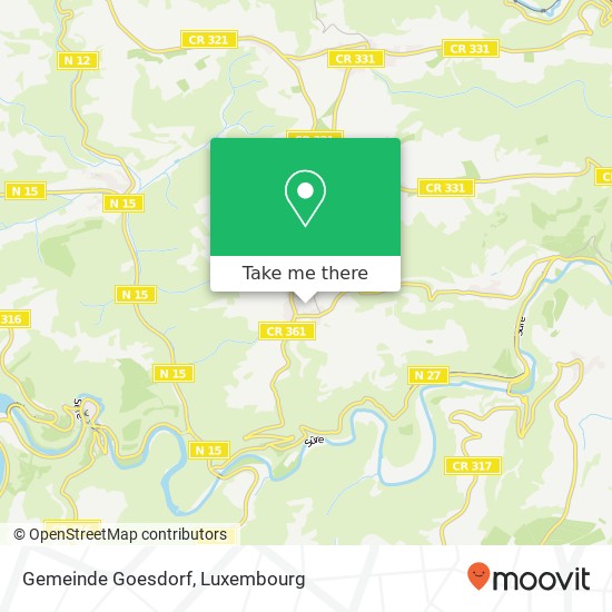 Gemeinde Goesdorf map