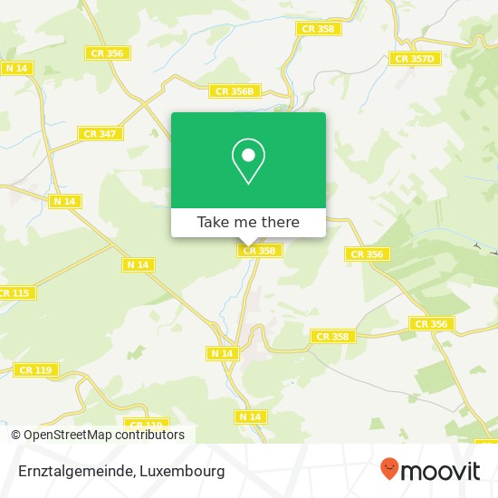 Ernztalgemeinde map