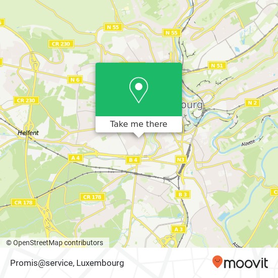 Promis@service map