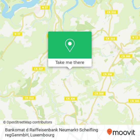 Bankomat d Raiffeisenbank Neumarkt-Scheifling regGenmbH map