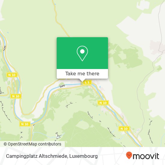 Campingplatz Altschmiede Karte