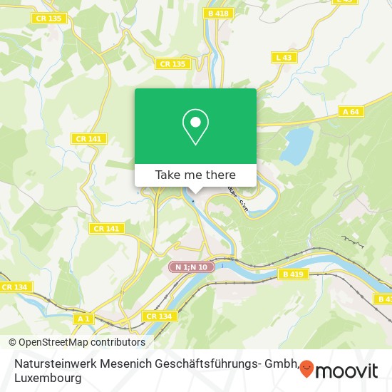 Natursteinwerk Mesenich Geschäftsführungs- Gmbh Karte