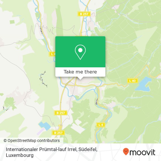 Internationaler Prümtal-lauf Irrel, Südeifel map