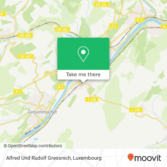 Alfred Und Rudolf Gressnich map