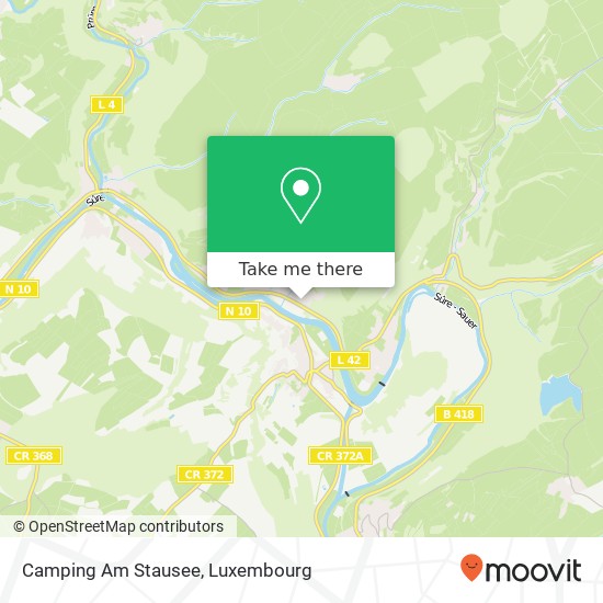 Camping Am Stausee map