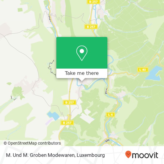 M. Und M. Groben Modewaren map