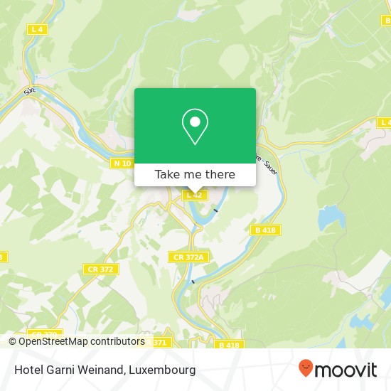 Hotel Garni Weinand map