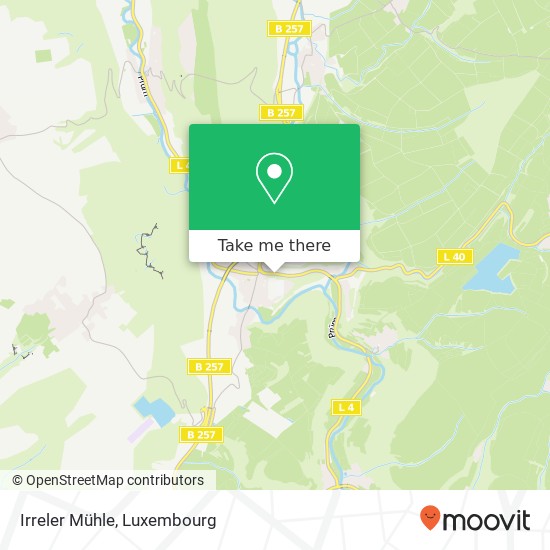 Irreler Mühle map