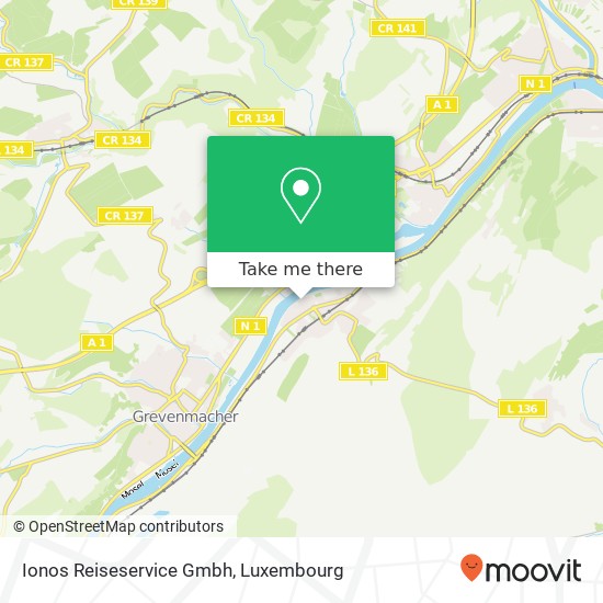 Ionos Reiseservice Gmbh map