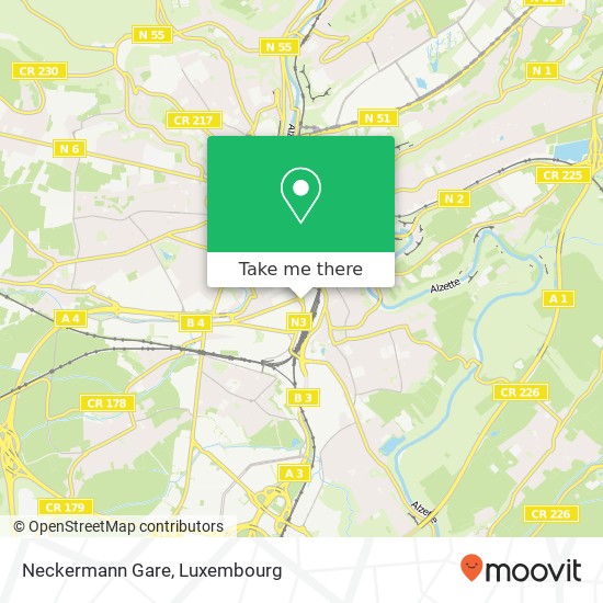 Neckermann Gare map