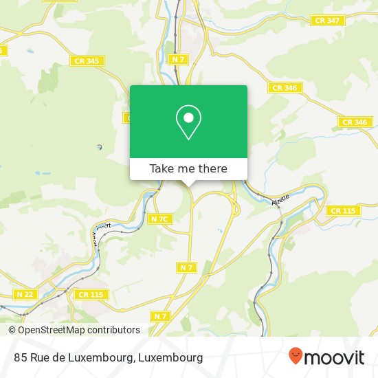 85 Rue de Luxembourg map