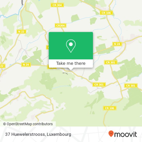 37 Huewelerstrooss map