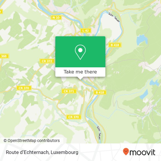 Route d'Echternach map
