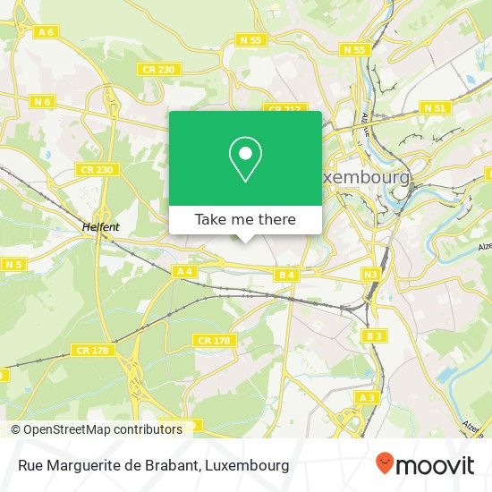 Rue Marguerite de Brabant map