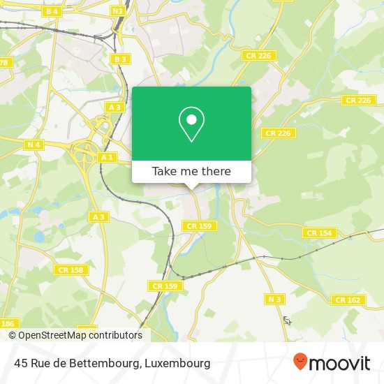 45 Rue de Bettembourg map