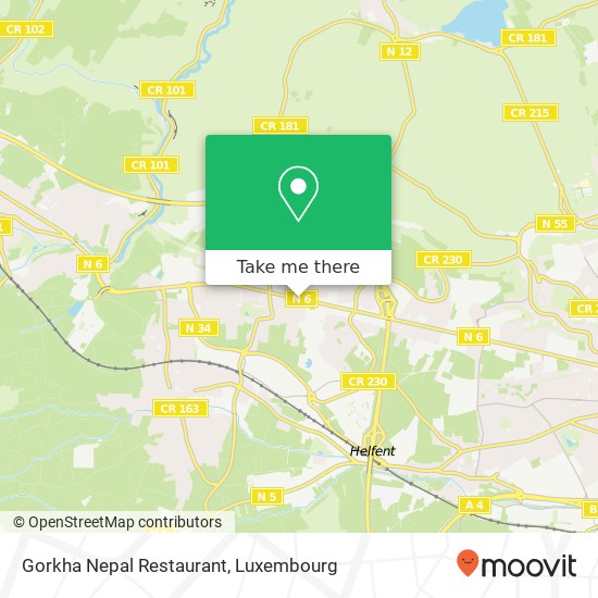 Gorkha Nepal Restaurant map