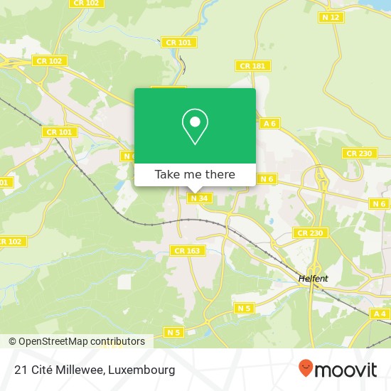21 Cité Millewee map