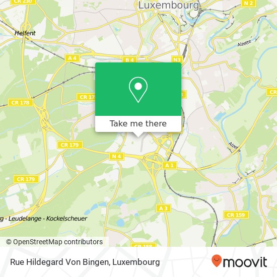 Rue Hildegard Von Bingen map