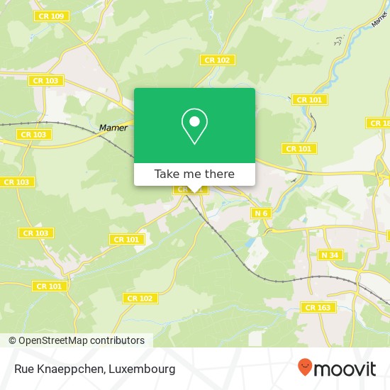 Rue Knaeppchen map