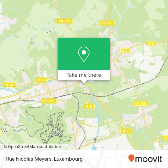 Rue Nicolas Meyers map