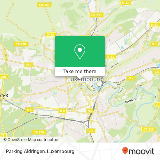 Parking Aldringen map