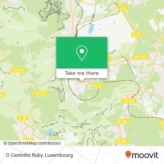 O Cantinho Ruby, 28, Route de Belvaux 4510 Differdange map