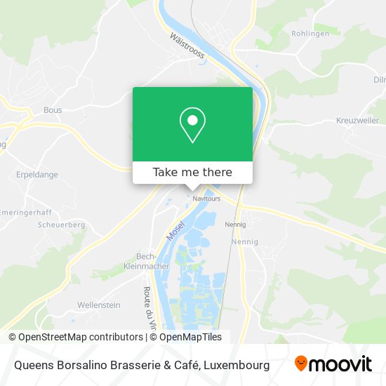 Queens Borsalino Brasserie & Café map