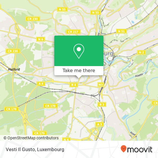 Vesti Il Gusto, 70, Route d'Esch 1470 Luxembourg map
