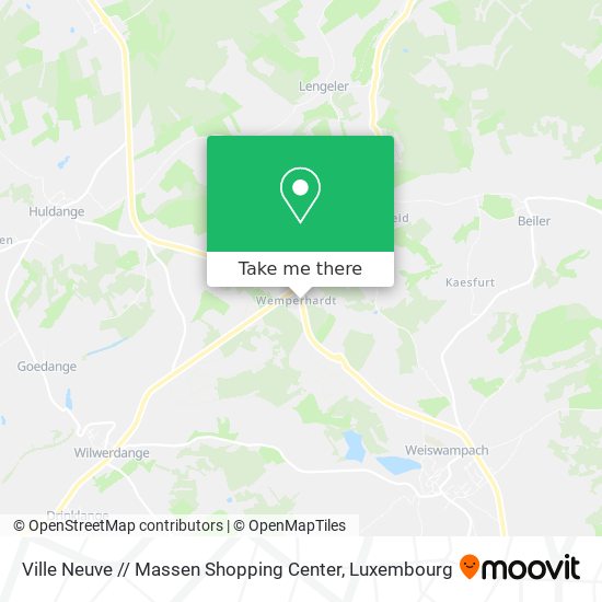 Ville Neuve // Massen Shopping Center map