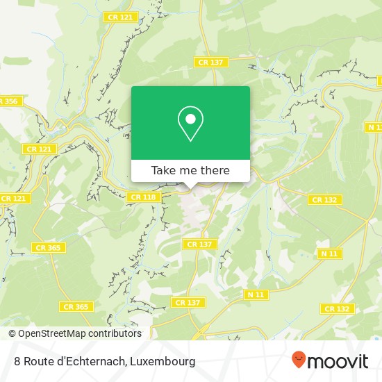 8 Route d'Echternach map