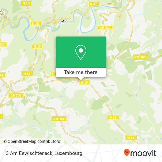 3 Am Eewischteneck map
