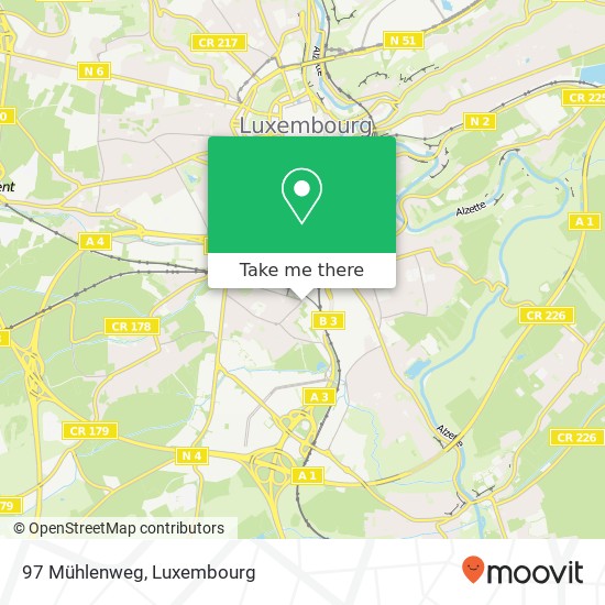 97 Mühlenweg map
