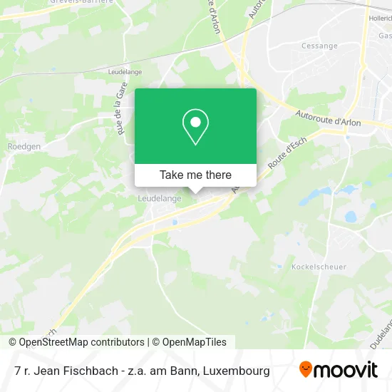 7 r. Jean Fischbach - z.a. am Bann map