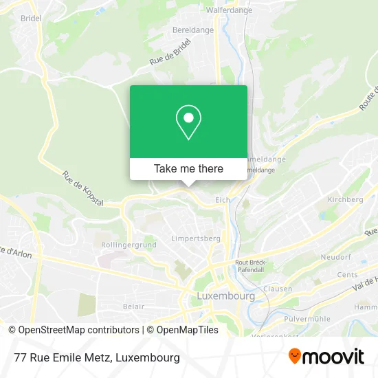 77 Rue Emile Metz map