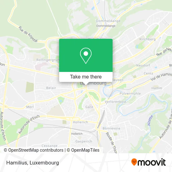 Hamilius map