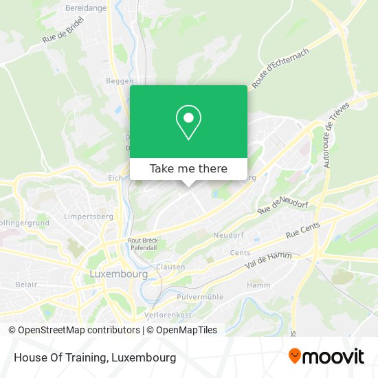 House Of Training map