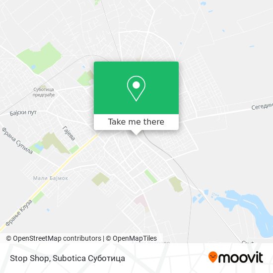 Stop Shop map