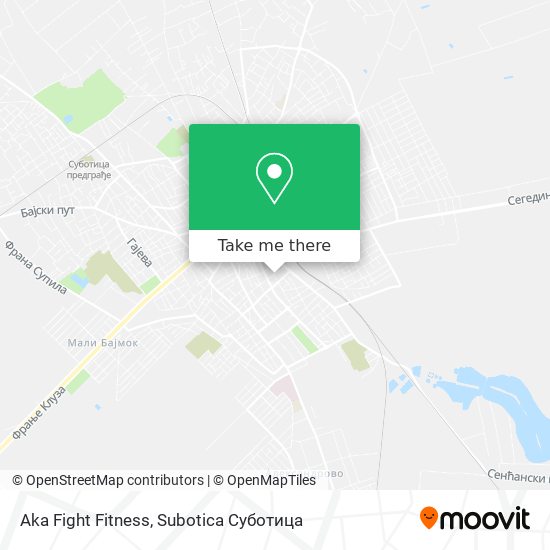 Aka Fight Fitness map