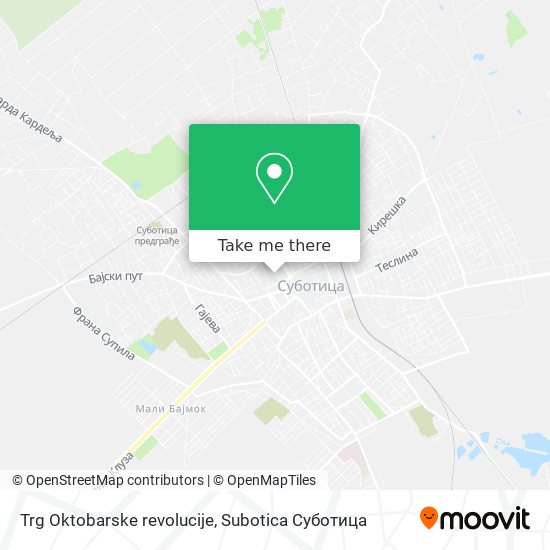 Trg Oktobarske revolucije map