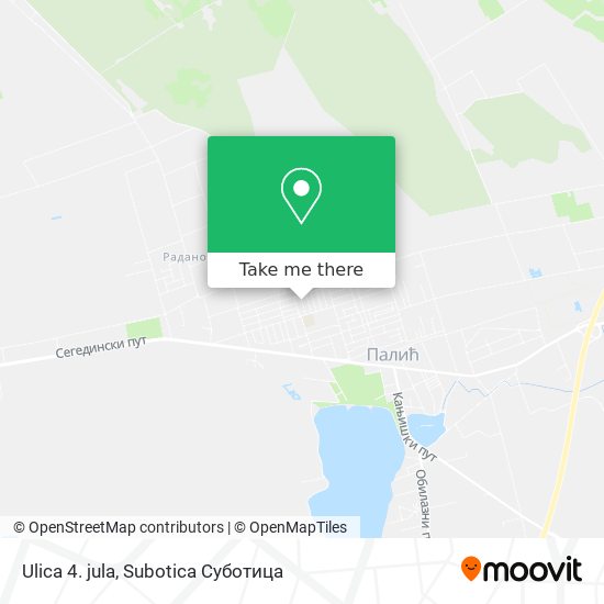 Ulica 4. jula map