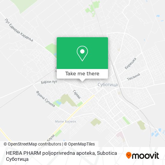 HERBA PHARM poljoprivredna apoteka map