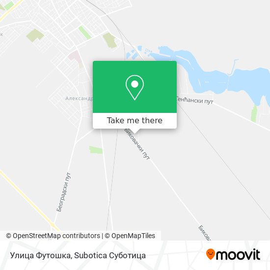 Улица Футошка map