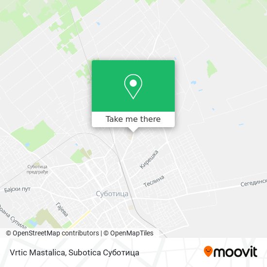 Vrtic Mastalica map