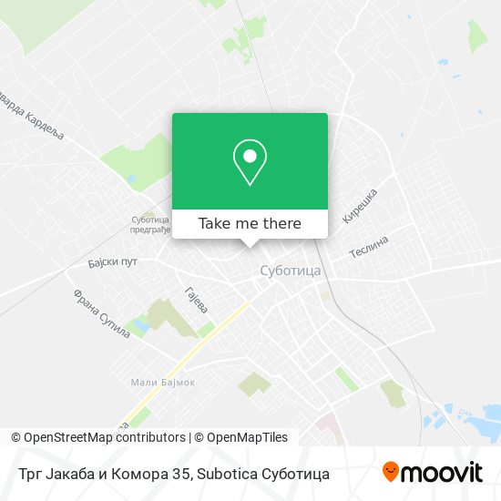 Трг Јакаба и Комора 35 map