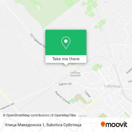 Улица Македонска 1 map
